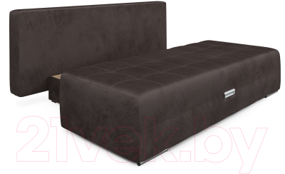 Диван Mebel-Ars Еврокнижка Марсель №4 (кордрой коричневый)