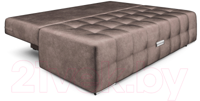 Диван Mebel-Ars Еврокнижка Марсель №4 (бархат серо-шоколадный Star Velvet 60 Coffee)