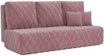 Диван Mebel-Ars Еврокнижка Роял (велюр пудра НВ-178/18) - фото