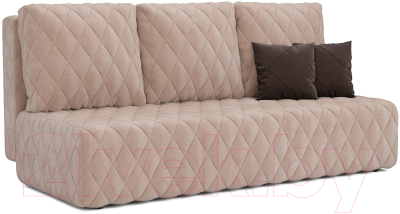 Диван Mebel-Ars Еврокнижка Роял (кордрой бежевый) - фото