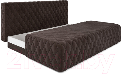 Диван Mebel-Ars Еврокнижка Роял (кордрой коричневый)