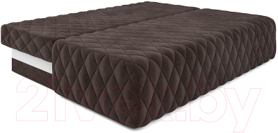 Диван Mebel-Ars Еврокнижка Роял (кордрой коричневый)