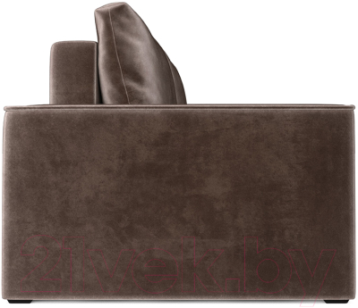Диван Mebel-Ars Еврокнижка Манхэттен (бархат серо-шоколадный/Star Velvet 60 Cofee)