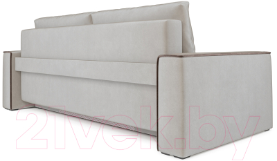 Диван Mebel-Ars Еврокнижка Манхэттен (бархат бежевый/Star Velvet 6 Light Beige)