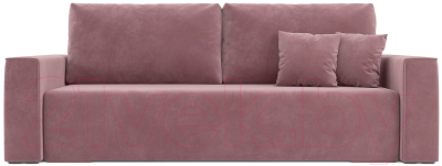 Диван Mebel-Ars Еврокнижка Манхэттен (велюр пудра НВ-178/18)