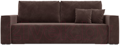 Диван Mebel-Ars Еврокнижка Манхэттен (велюр молочный шоколад НВ-178/13)