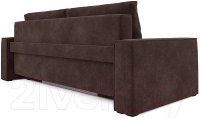 Диван Mebel-Ars Еврокнижка Манхэттен (велюр молочный шоколад НВ-178/13)