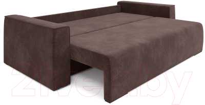 Диван Mebel-Ars Еврокнижка Манхэттен (велюр молочный шоколад НВ-178/13)