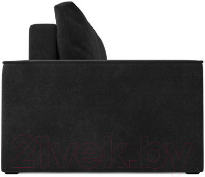 Диван Mebel-Ars Еврокнижка Манхэттен (велюр черный НВ-178/17)