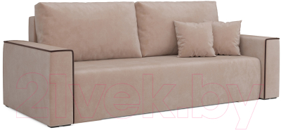 Диван Mebel-Ars Еврокнижка Манхэттен (кордрой бежевый) - фото