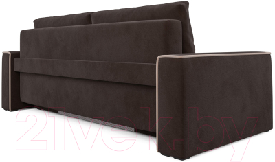 Диван Mebel-Ars Еврокнижка Манхэттен (кордрой коричневый)