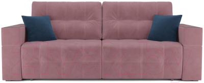 Диван Mebel-Ars Еврокнижка Венеция (велюр пудра НВ-178 18)