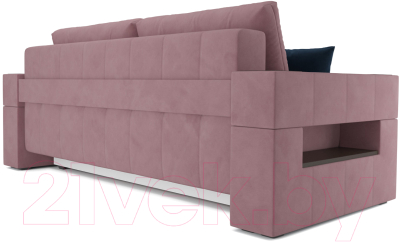 Диван Mebel-Ars Еврокнижка Венеция (велюр пудра НВ-178 18)
