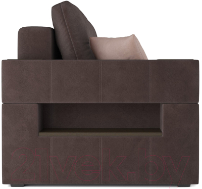 Диван Mebel-Ars Еврокнижка Венеция (кордрой коричневый)