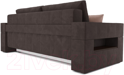 Диван Mebel-Ars Еврокнижка Венеция (кордрой коричневый)
