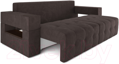 Диван Mebel-Ars Еврокнижка Венеция (кордрой коричневый)