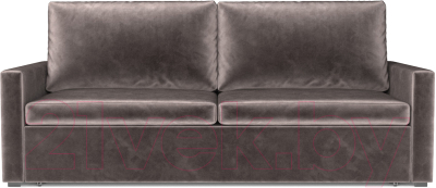 Диван Mebel-Ars Еврокнижка Поло (бархат серо-шоколадный/Star Velvet 60 Cofee)