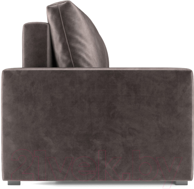 Диван Mebel-Ars Еврокнижка Поло (бархат серо-шоколадный/Star Velvet 60 Cofee)