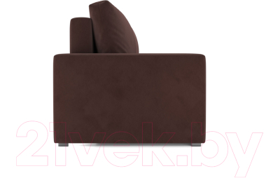 Диван Mebel-Ars Еврокнижка Поло (велюр шоколад HB-178 16)