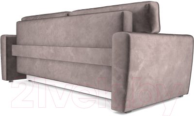 Диван Mebel-Ars Еврокнижка Оскар (бархат серо-шоколадный/Star Velvet 60 Cofee)