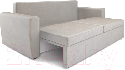 Диван Mebel-Ars Еврокнижка Оскар (бархат бежевый/Star Velvet 6 Light Beige)