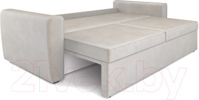 Диван Mebel-Ars Еврокнижка Оскар (бархат бежевый/Star Velvet 6 Light Beige)