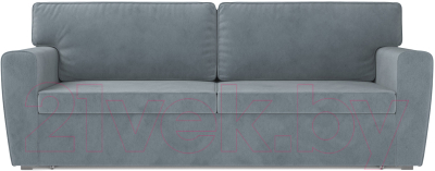 Диван Mebel-Ars Еврокнижка Оскар (велюр серо-синий HB-178 26)