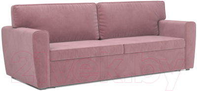 Диван Mebel-Ars Еврокнижка Оскар (велюр пудра НВ-178 18) - фото