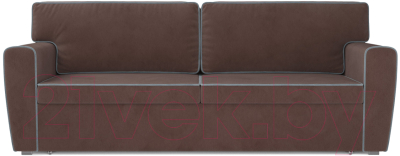 Диван Mebel-Ars Еврокнижка Оскар (велюр молочный шоколад НВ-178 13)