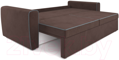 Диван Mebel-Ars Еврокнижка Оскар (велюр молочный шоколад НВ-178 13)