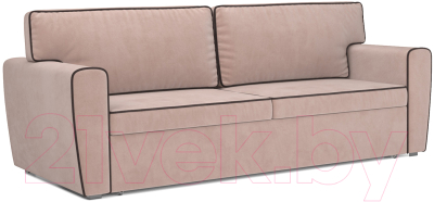 Диван Mebel-Ars Еврокнижка Оскар (кордрой бежевый) - фото