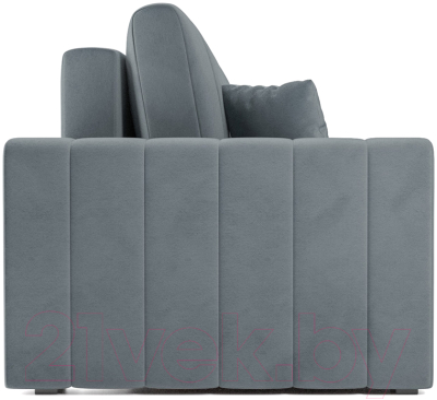 Диван Mebel-Ars Еврокнижка Лондон (велюр серо-синий НВ-178/26)