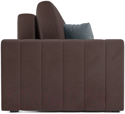 Диван Mebel-Ars Еврокнижка Лондон (велюр молочный шоколад НВ-178/13)