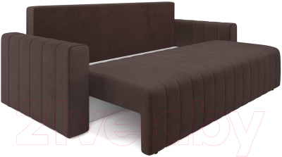 Диван Mebel-Ars Еврокнижка Лондон (велюр молочный шоколад НВ-178/13)