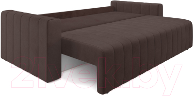 Диван Mebel-Ars Еврокнижка Лондон (велюр молочный шоколад НВ-178/13)