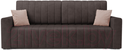 Диван Mebel-Ars Еврокнижка Лондон (кордрой коричневый)