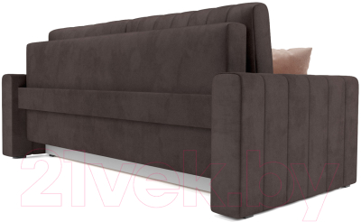 Диван Mebel-Ars Еврокнижка Лондон (кордрой коричневый)