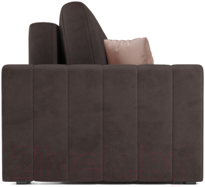 Диван Mebel-Ars Еврокнижка Лондон (кордрой коричневый)