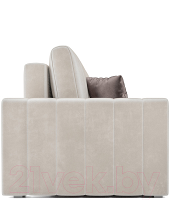 Диван Mebel-Ars Еврокнижка Лондон (бархат бежевый/Star Velvet 6 Light Beige)