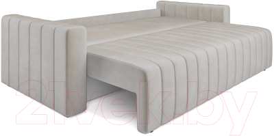 Диван Mebel-Ars Еврокнижка Лондон (бархат бежевый/Star Velvet 6 Light Beige)