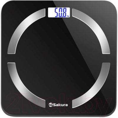 Напольные весы электронные Sakura SA-5056BK - фото