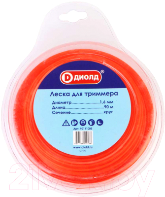 Леска для триммера Диолд 90111005 - фото