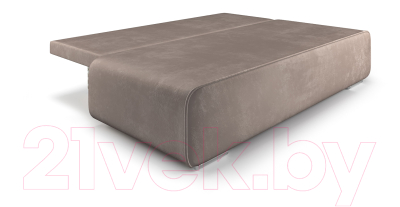 Диван Mebel-Ars Еврокнижка Марк (бархат серо-шоколадный/Star Velvet 60 Cofee)