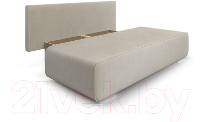 Диван Mebel-Ars Еврокнижка Марк (бархат бежевый/Star Velvet 6 Light Beige)