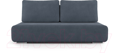 Диван Mebel-Ars Еврокнижка Марк (велюр серо-синий НВ-178/26)