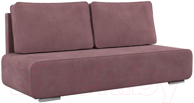 Диван Mebel-Ars Еврокнижка Марк (велюр пудра НВ-178/18) - фото