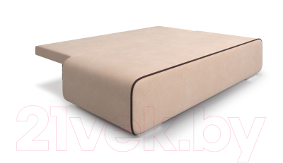 Диван Mebel-Ars Еврокнижка Марк (кордрой бежевый/кордрой коричневый)