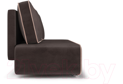 Диван Mebel-Ars Еврокнижка Марк (кордрой коричневый/кордрой бежевый)