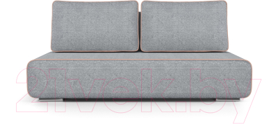 Диван Mebel-Ars Еврокнижка Марк (рогожка серая/кордрой бежевый)
