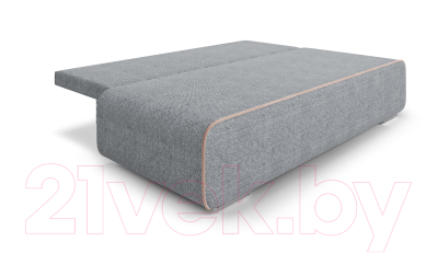 Диван Mebel-Ars Еврокнижка Марк (рогожка серая/кордрой бежевый)